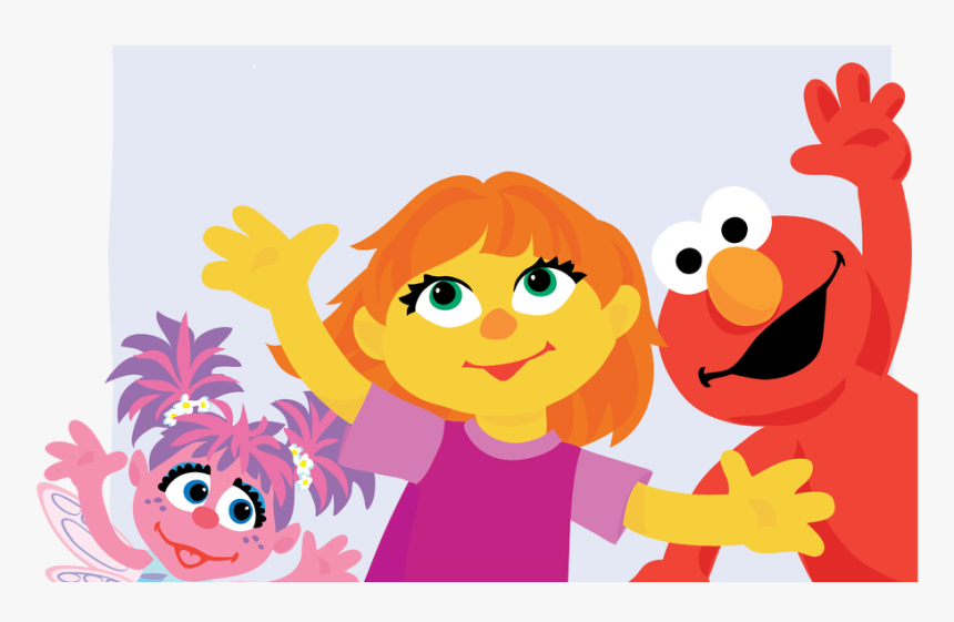 Elmo Face Png Download - Elmo Abby And Julia, Transparent Png, Free Download