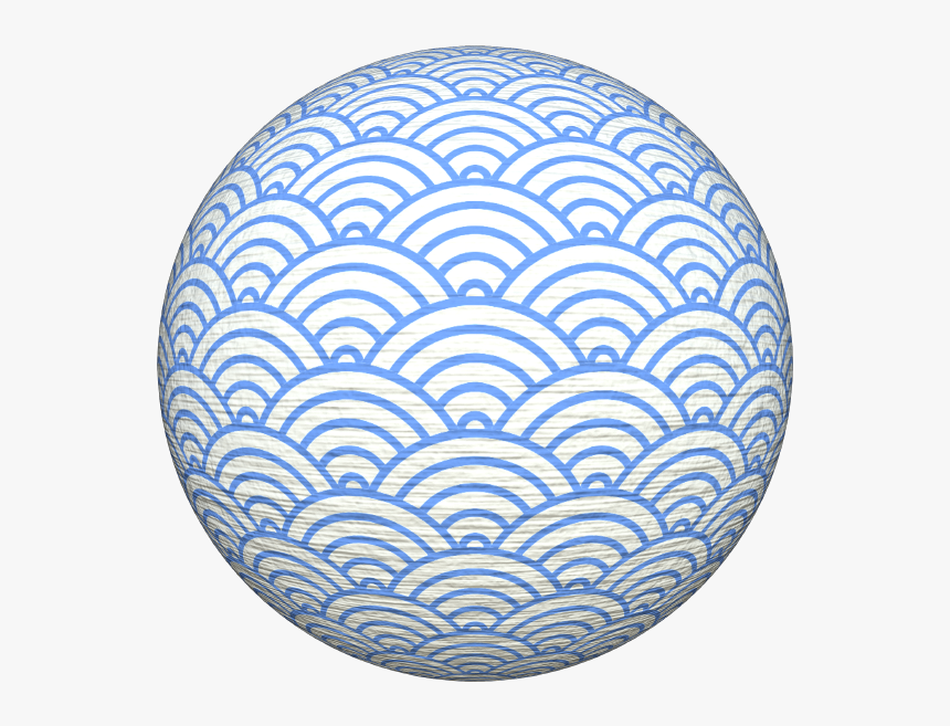 Paper Texture With Japanese Wave Pattern, Seamless - Japanese Fabric, HD Png Download, Free Download