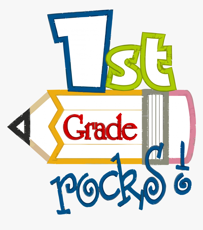 1st Grade Rocks Pencil Clipart Png - 1st Grade, Transparent Png, Free Download