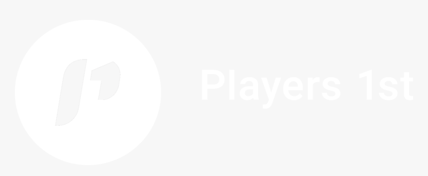 Players 1st Logo Horizontal Lockup Negative Transparent - Doctor Heart Music, HD Png Download, Free Download