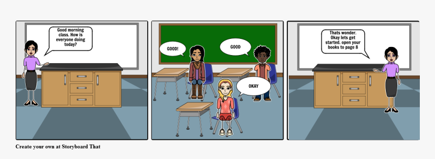 1st Period Class Storyboard By Tailin - Cartoon, HD Png Download, Free Download