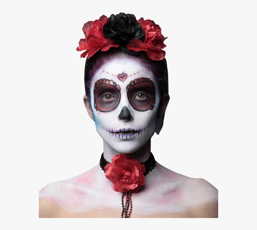 Transparent Catrina Png - Maquillaje Catrina Png, Png Download, Free Download