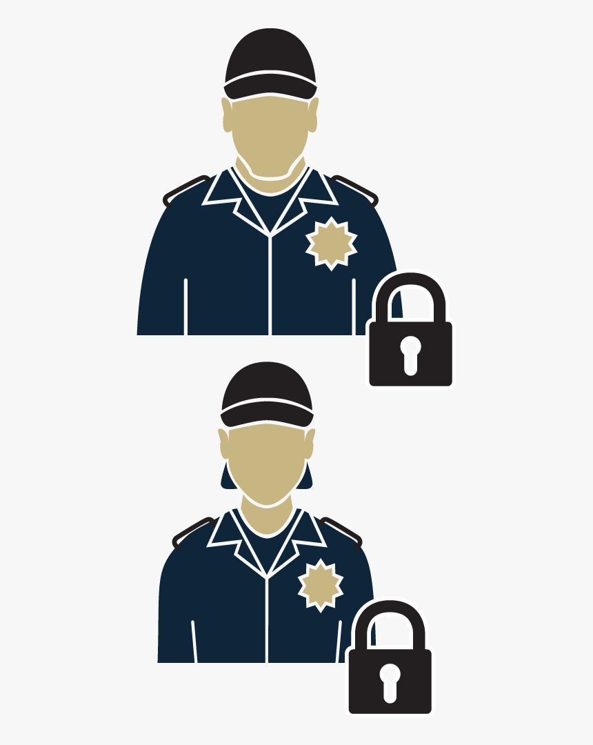 Viñetas De Hombre Y Mujer En Aviso De Privacidad - Policia Png Hombre Y Mujer, Transparent Png, Free Download