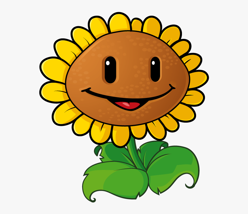 Sunflower Transparent Image Clipart - Plants Vs Zombies 1 Sunflower, HD Png Download, Free Download