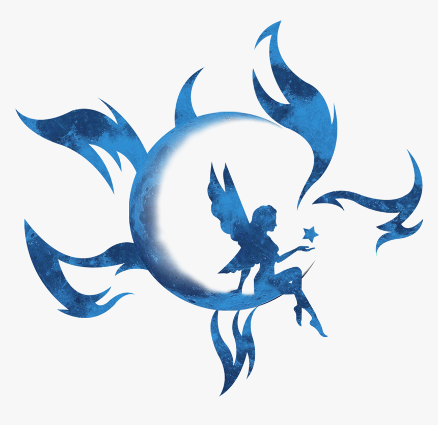 Tatuajes De Hadas Y Lunas , Png Download - Hada En La Luna, Transparent Png, Free Download