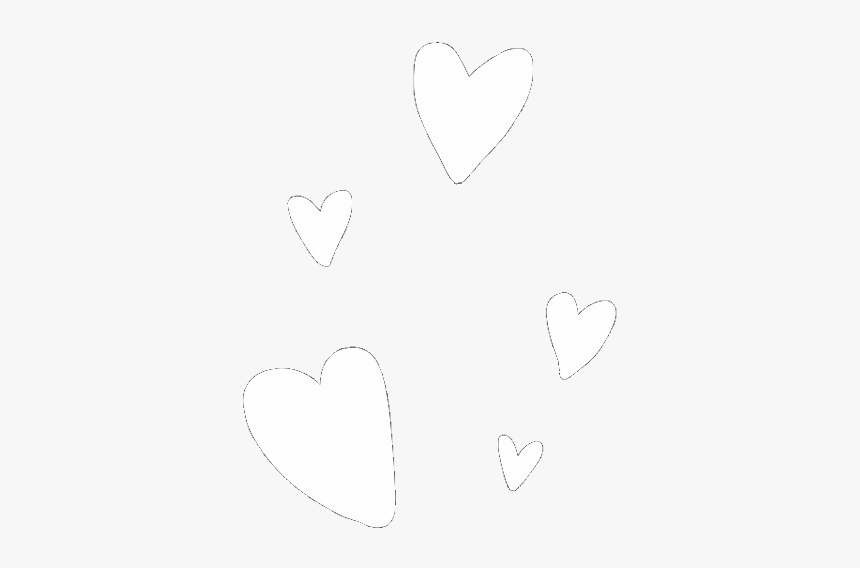 White Heart Png Aesthetic - Heart White Aesthetic Love, Transparent Png, Free Download