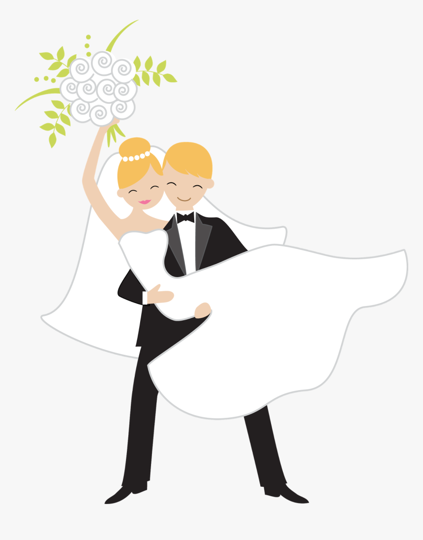 Transparent Bride And Groom Clipart - Adesivos Para Caixas De Doce Casamento, HD Png Download, Free Download