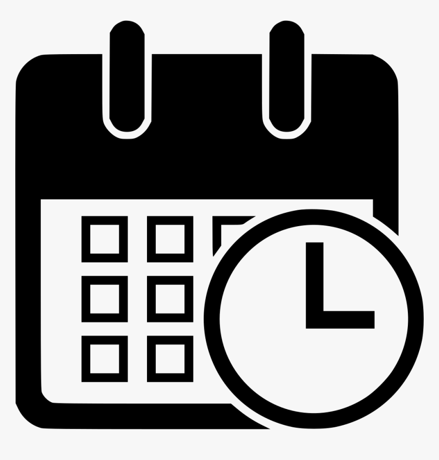 Date And Time - Transparent Background Date And Time Icon, HD Png Download, Free Download