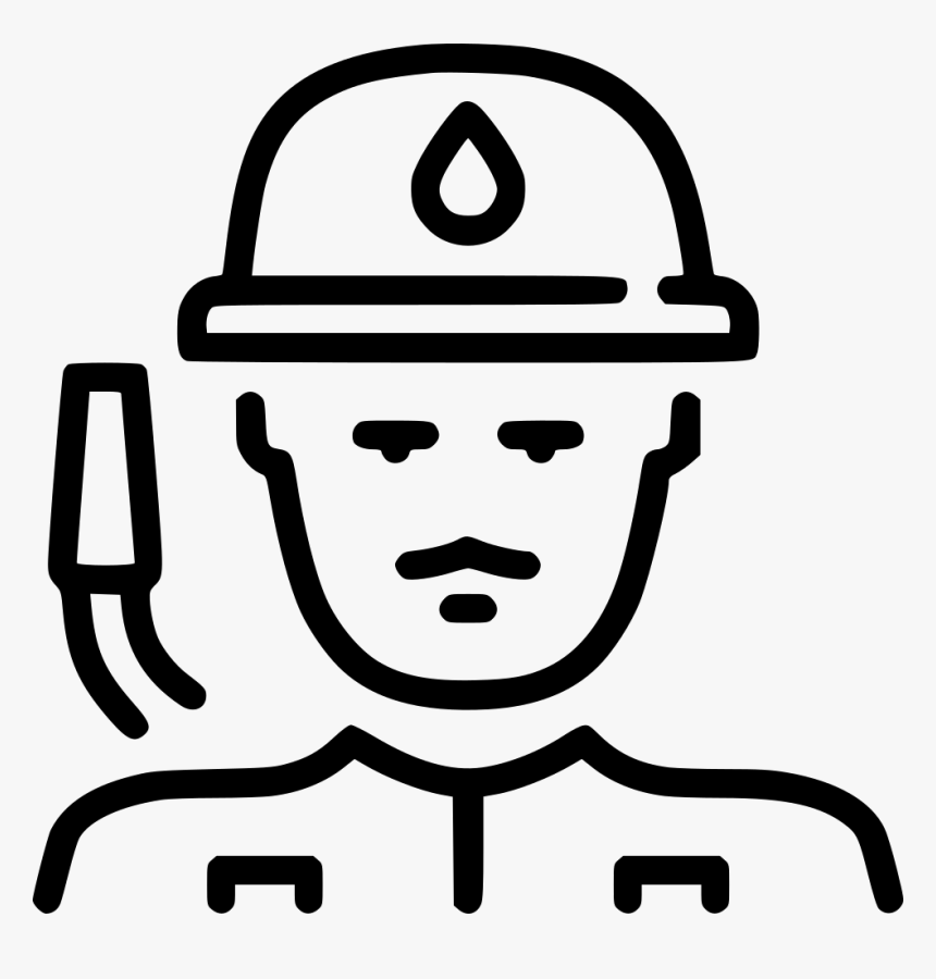 Fireman - Standing Banner Icon, HD Png Download, Free Download