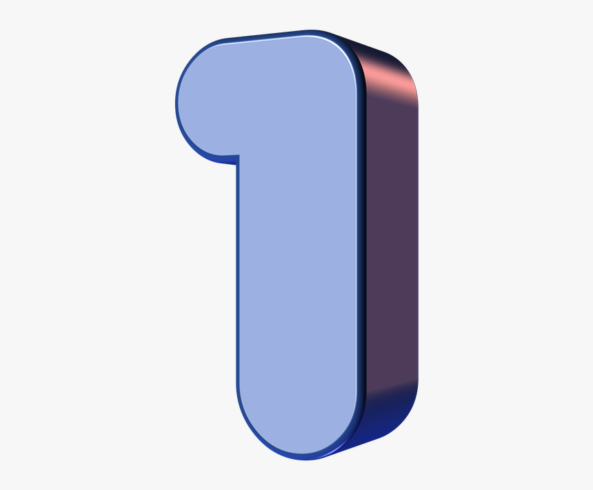 Number, Once, 1, Digit - Angka 1, HD Png Download - kindpng