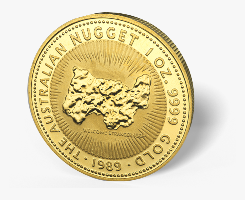 Picture Of 1 Oz Australian Gold Nugget - Coin, HD Png Download, Free Download
