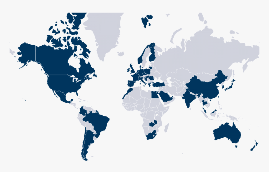 3 2 1 World Countries Map, HD Png Download, Free Download