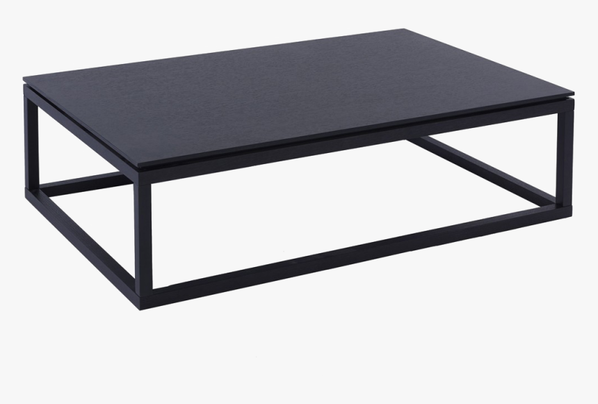 Modern Table Png Image - Black Rectangle Coffee Table, Transparent Png, Free Download