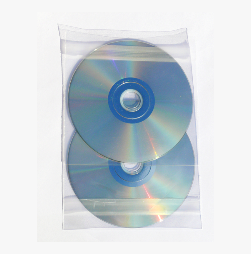 2 Cds Or Dvds In Pvc Sleeve With 2 Adhesive Strip - 2 Cds, HD Png Download, Free Download