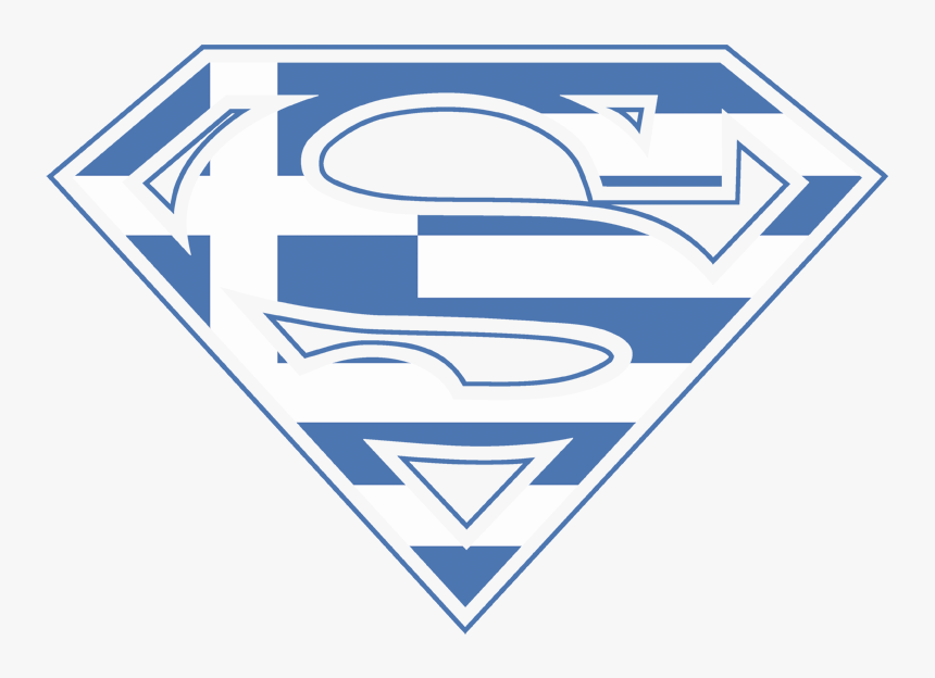 Superman Greek Shield Men"s Crewneck Sweatshirt - Emblem, HD Png Download, Free Download