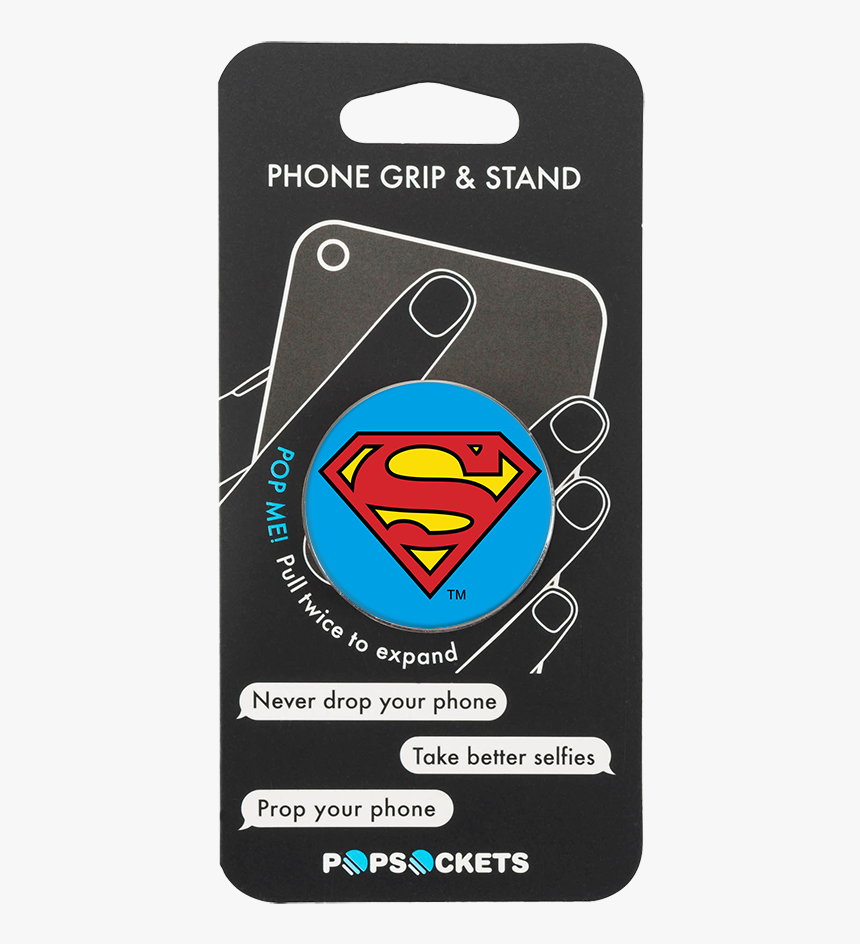 Popsocket Superman Shield Dccomic Phone Grip And Stand - Pop Socket Iron Man, HD Png Download, Free Download