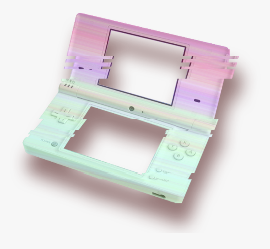 Nintendo Ds Nintendo Ds Pink Blue Pastel Vaporwave - Nintendo Ds No Background, HD Png Download, Free Download