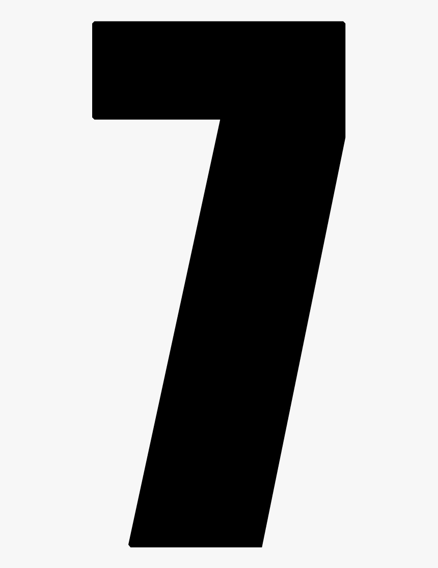 Number 7 Png Number 7 Clipart Transparent Background Png Download Kindpng