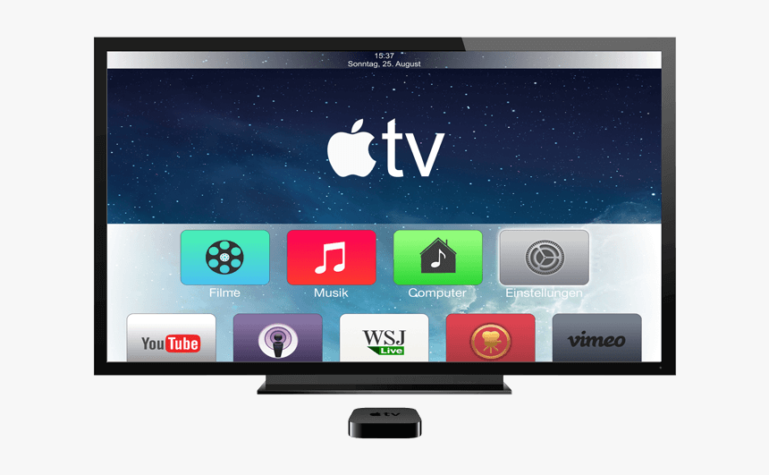 Tvos Apple Tv App Development - Apple Tv Menu New, HD Png Download, Free Download