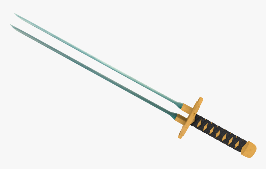 Katana With Two Blades, HD Png Download, Free Download