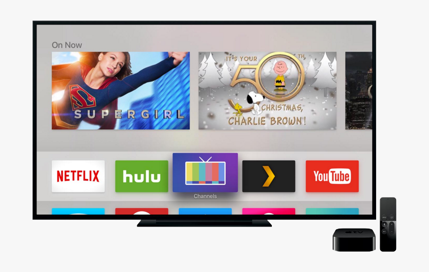 Channels App For Free Live Television On Apple Tv - Apple Tv Live Tv, HD Png Download, Free Download