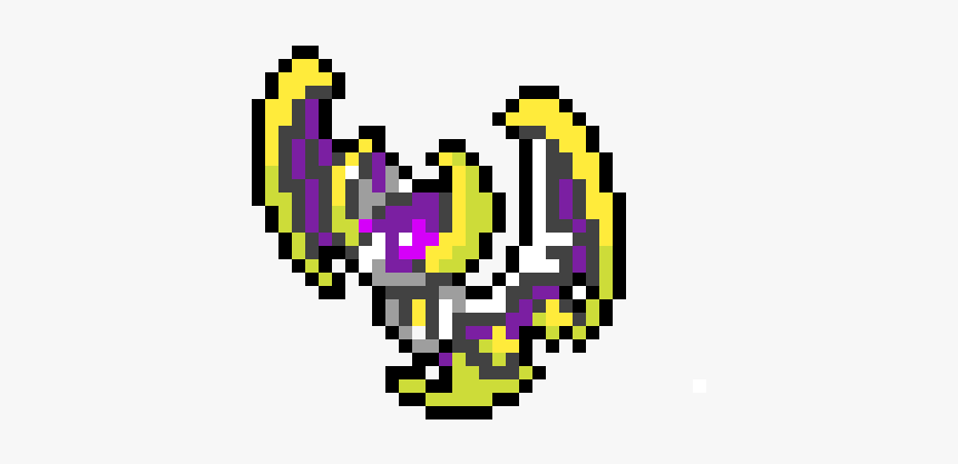 Pixel Art Pokemon Lunala, HD Png Download, Free Download