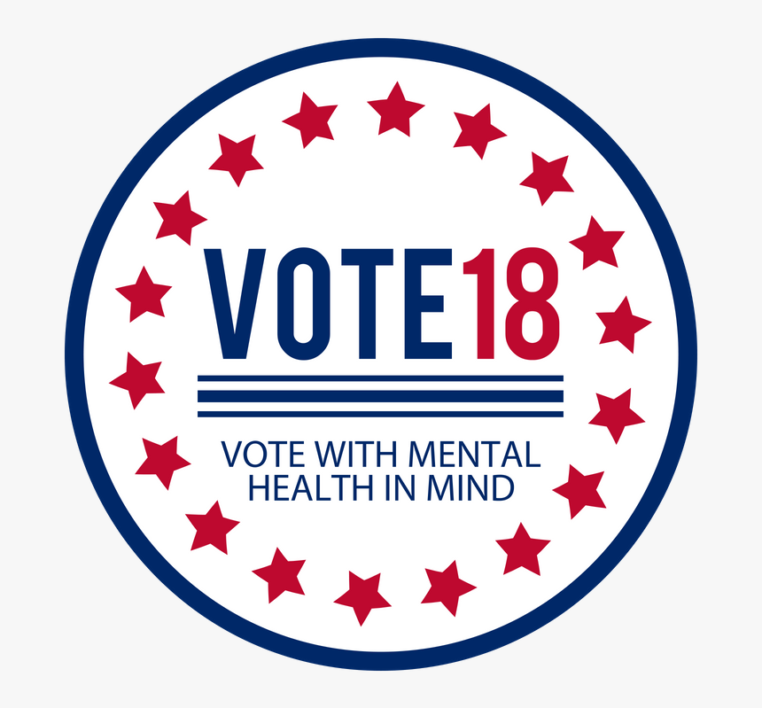 Vote For America"s Mental Health - Red White Blue Fireworks Vector, HD Png Download, Free Download