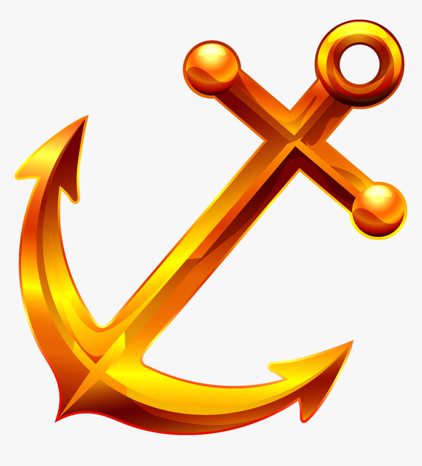 Svg Library Library Anchor Clip Saddle - Cartoon Anchor, HD Png Download, Free Download