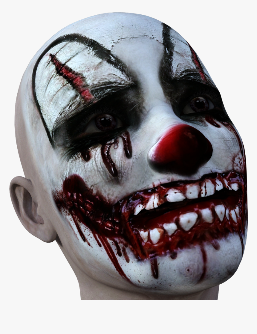 Transparent Scary Clown Face, HD Png Download, Free Download