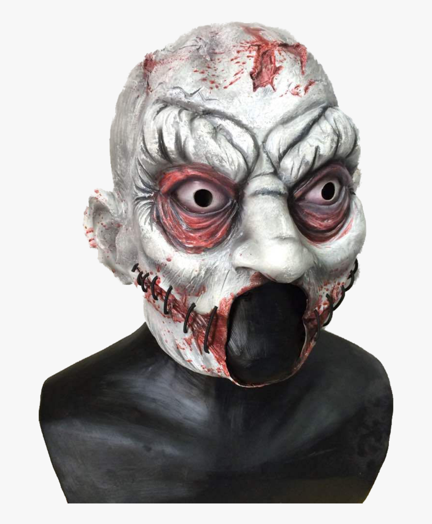 Open Mouth Latex Killer Clown Mask - Mask, HD Png Download, Free Download