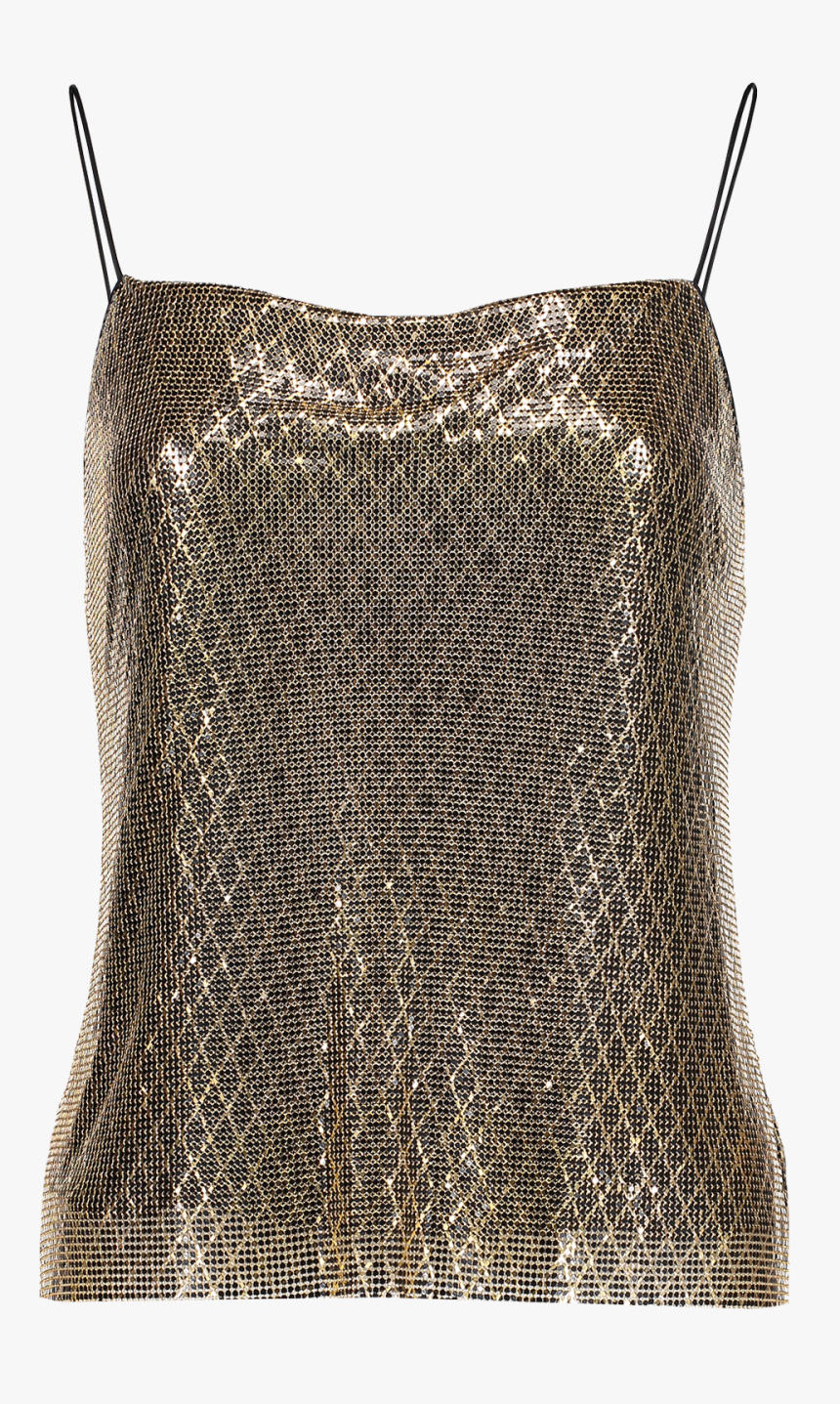 Harmon Chainmail Drapey Slip Tank - Bag, HD Png Download, Free Download