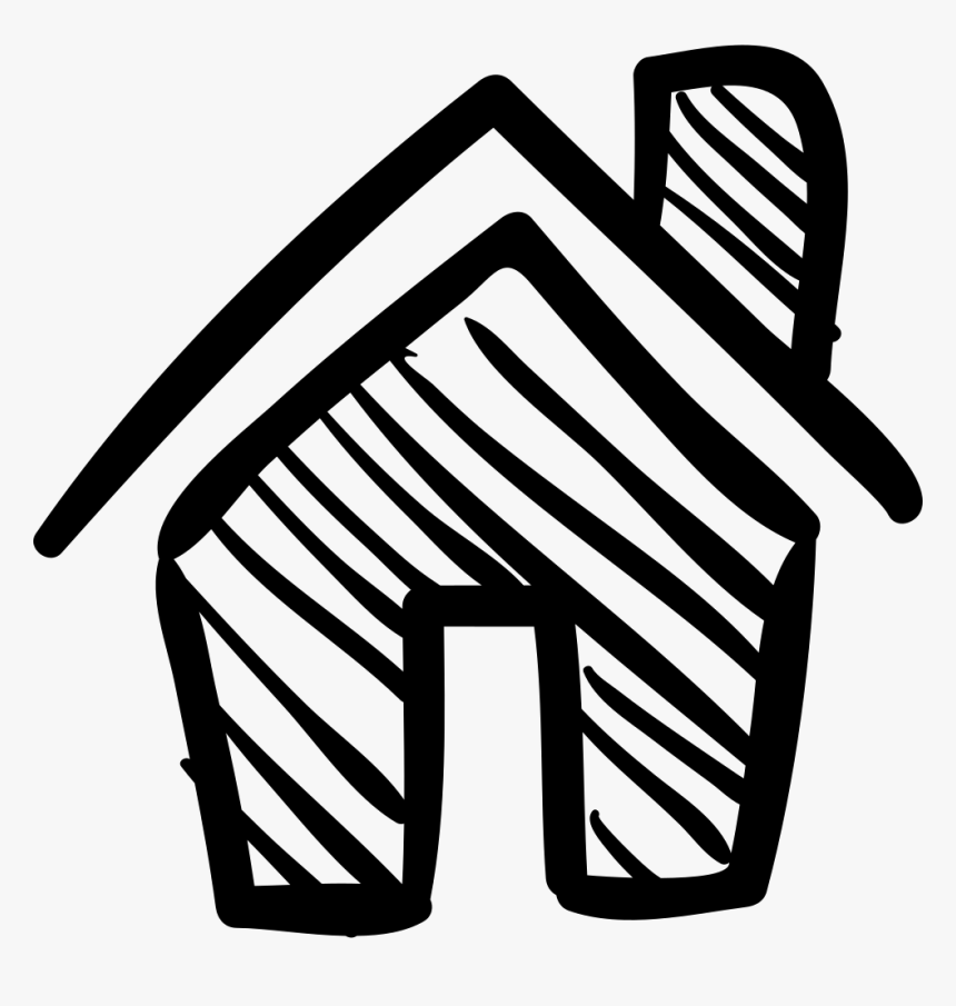 Home Sketch - Sketch Home Icon Png, Transparent Png, Free Download