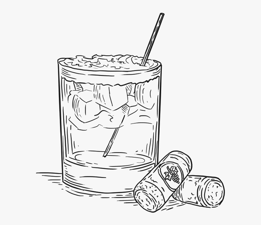 Image Result For Cocktail - Drawing Cocktail No Background, HD Png Download, Free Download