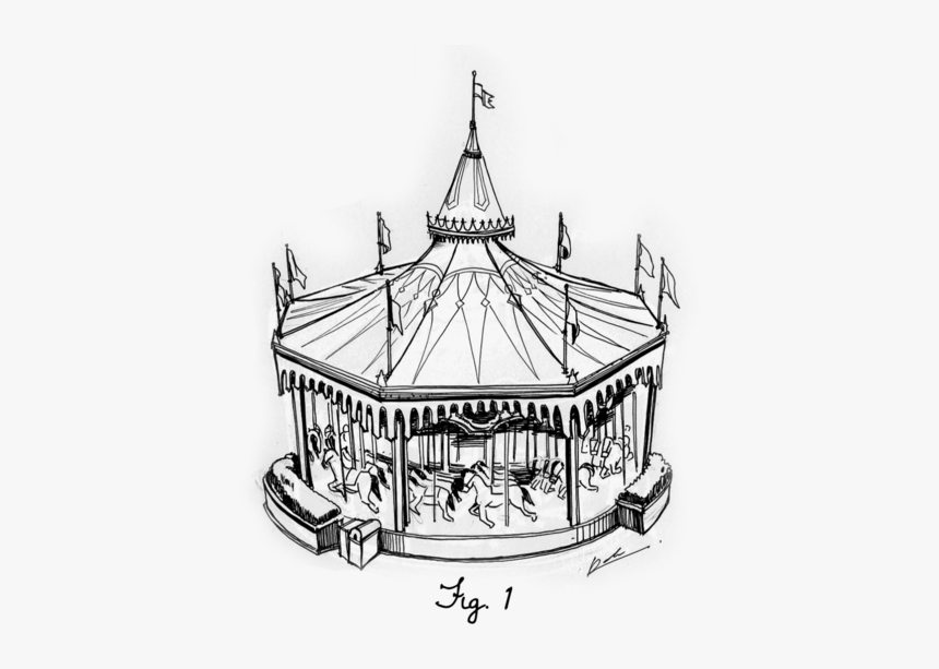 Carousel Sketch, HD Png Download, Free Download