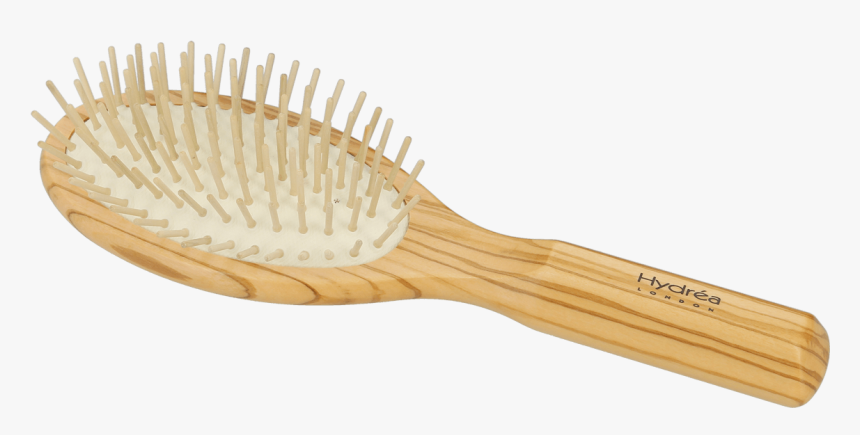 Hydrea Olive Wood Hair Brush With Olive Wood Pins - Comb, HD Png Download, Free Download