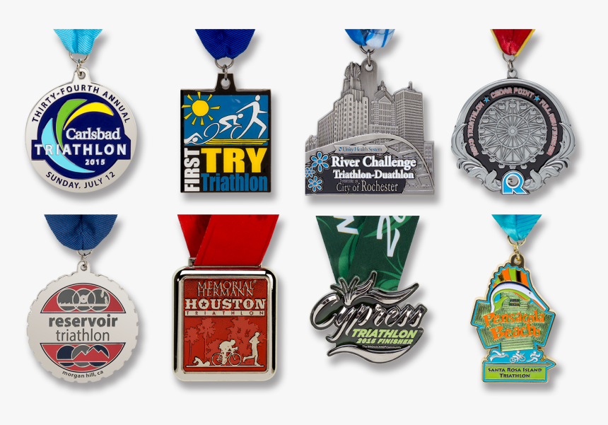 Triathlon Custom Medals Collection - Triathlon Medals, HD Png Download, Free Download