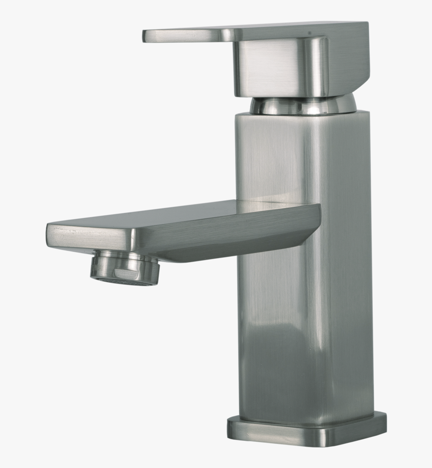 Dax Single Handle Bathroom Faucet, Brass Body, Brushed - 8510 Faucet, HD Png Download, Free Download