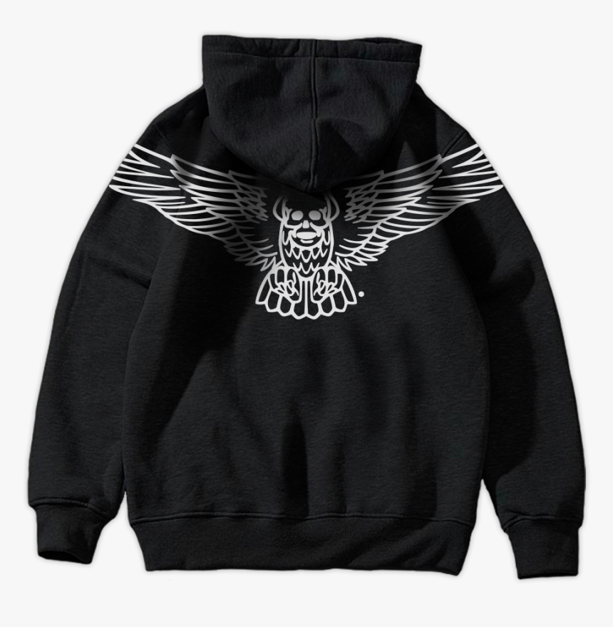 Capablanco Deagle Logo Hoodie Back - Hoodie, HD Png Download - kindpng