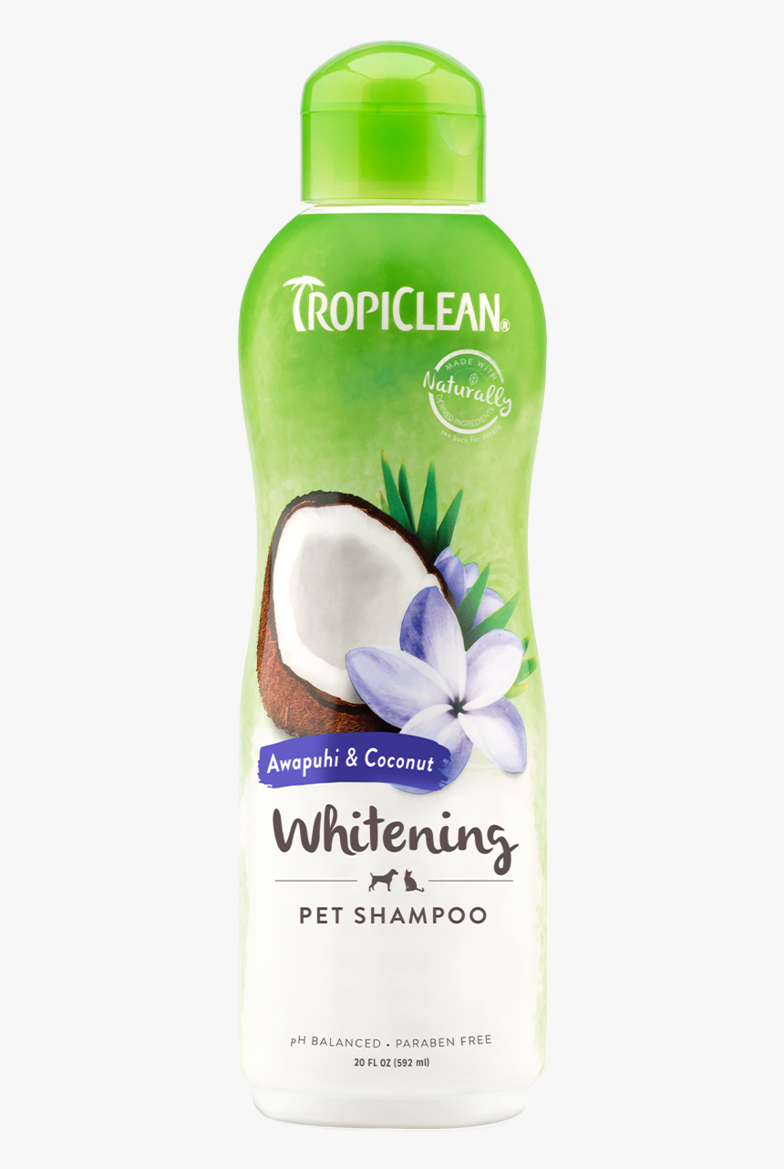 Tropiclean Awapuhi And Coconut Whitening Shampoo For - Tropiclean Shampoo, HD Png Download, Free Download