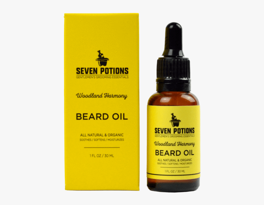 Seven Potions Beard Oil Woodland Harmony To Grow A - Seven Potions Beard Oil, HD Png Download, Free Download