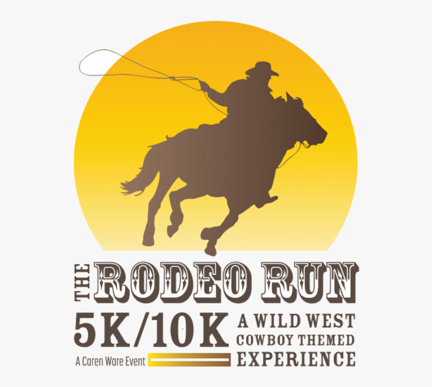 Rodeo Run 5k/10k - Cowboy, HD Png Download, Free Download