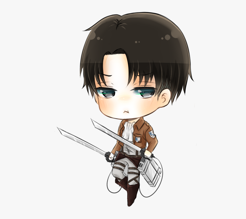 Levi, Attack On Titan, And Chibi Image - Attack On Titan Levi Chibi, HD Png Download, Free Download