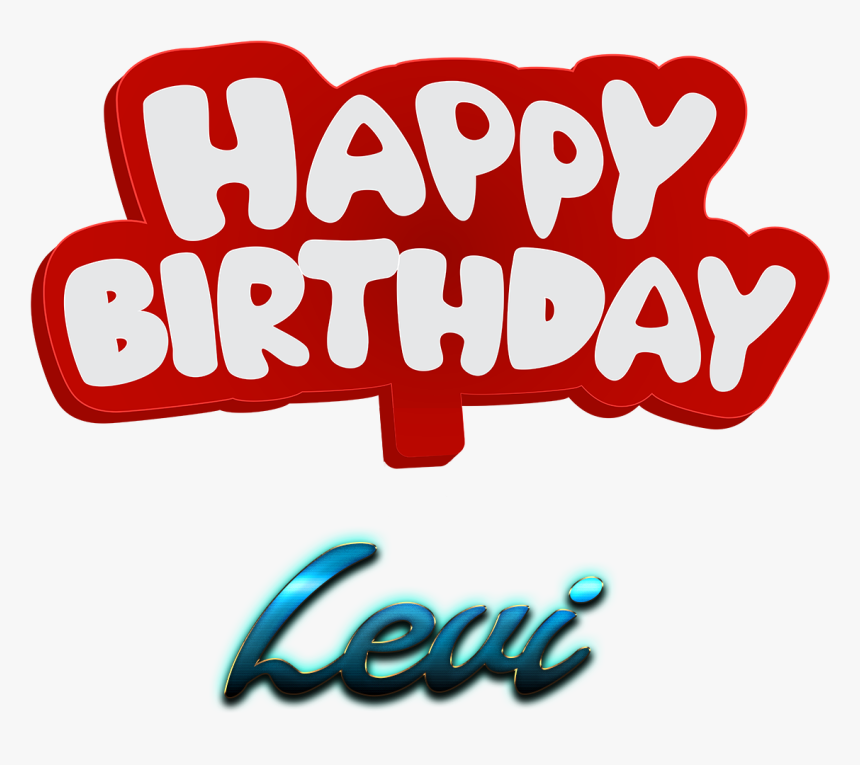 Levi Happy Birthday Vector Cake Name Png - Happy Birthday Name Raju, Transparent Png, Free Download