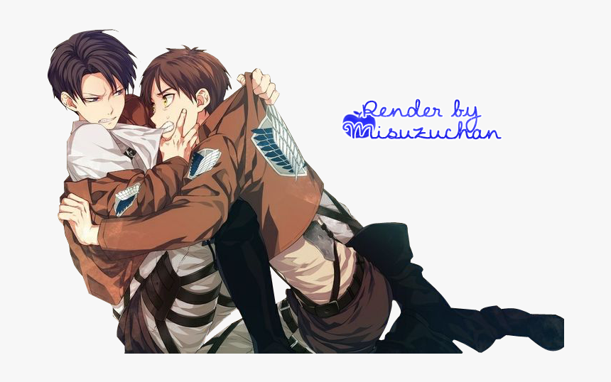 Shingeki No Kyojin Eren X Levi , Png Download - Shingeki No Kyojin Levi E Eren, Transparent Png, Free Download