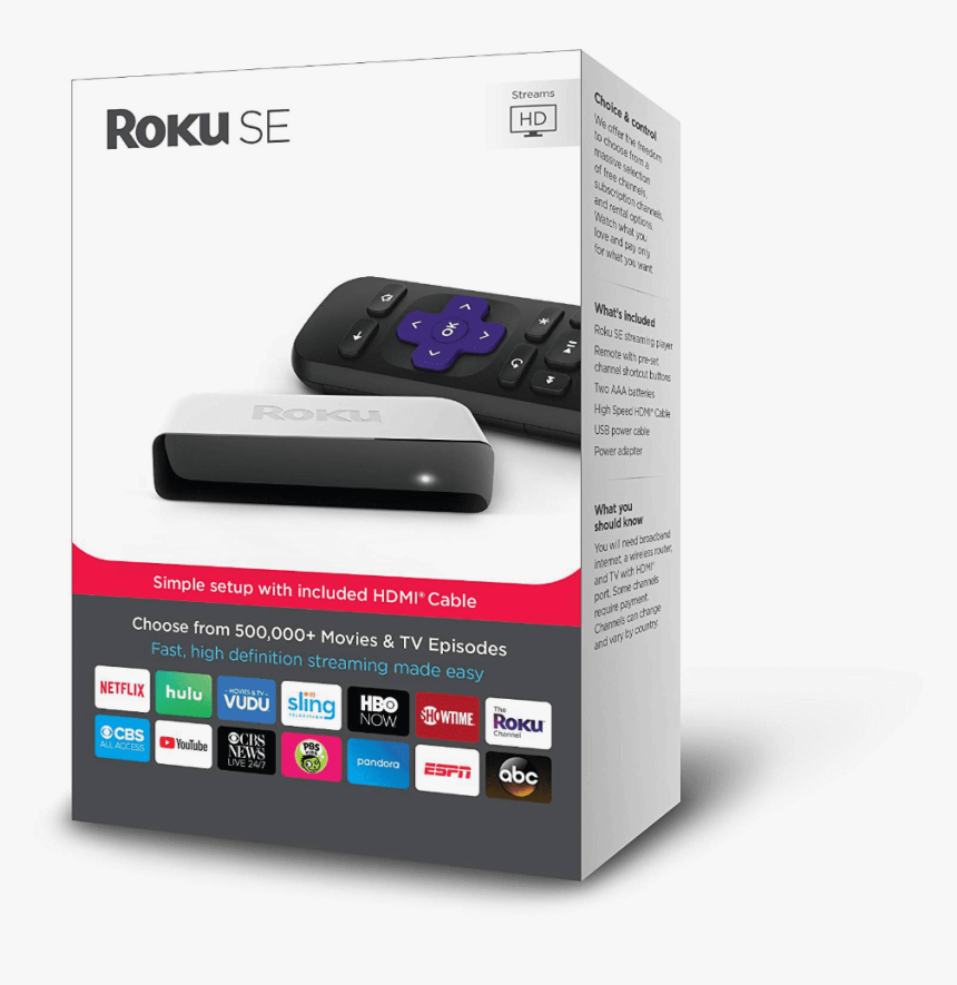 Roku Se, HD Png Download, Free Download