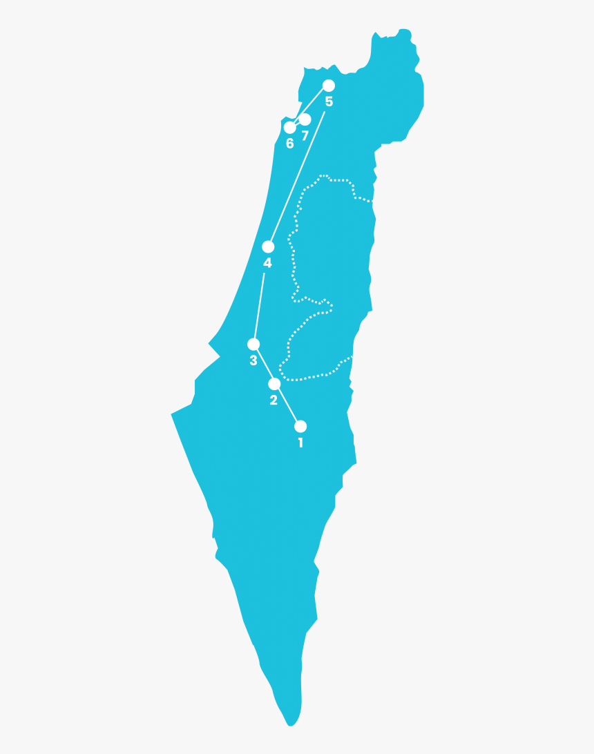Israel Map Outline Png, Transparent Png, Free Download