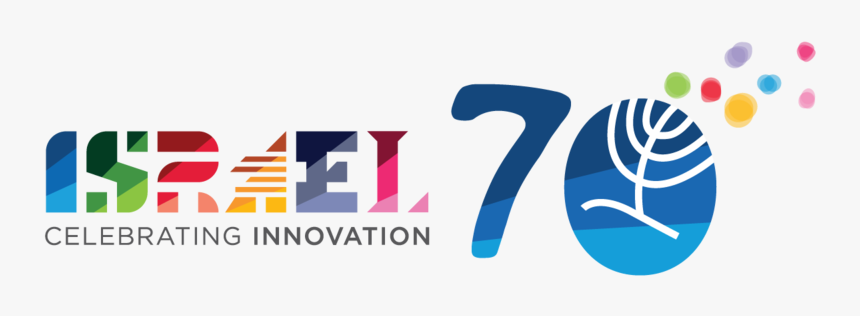 Israel70 Logo - Israel Celebrating Innovation 70 Years, HD Png Download, Free Download