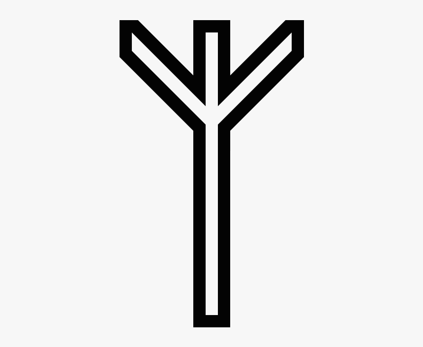 Algiz Rune Meaning - Algiz Rune Png, Transparent Png, Free Download