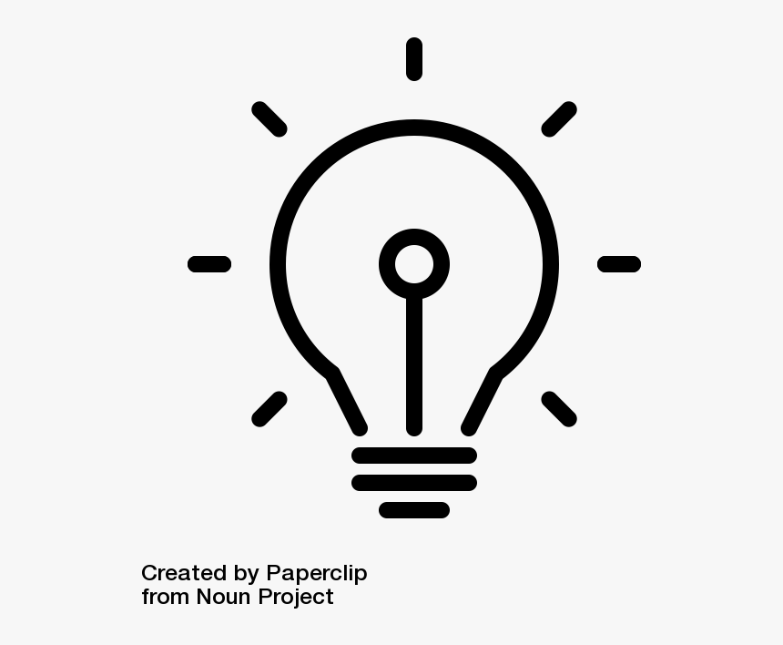 Lighbulb Graphic, Created By Paperclip From Noun Project - Circle, HD Png Download, Free Download