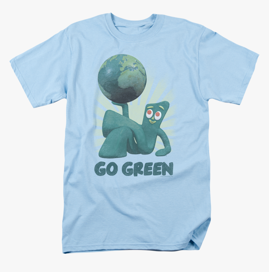 Go Green Gumby T-shirt - Smarties Shirt, HD Png Download, Free Download